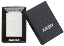 Load image into Gallery viewer, Zippo Lighter – Personalized Custom Message Engraved Windproof Classic Pocket Lighter White Matte