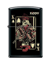 Load image into Gallery viewer, Zippo Lighter-Kingcard Black Matte Windproof Lighter #Z5450