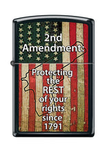 Load image into Gallery viewer, Zippo Lighter- Personalized Engrave for Second 2nd Amendment Protecting #Z5081
