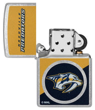 Load image into Gallery viewer, Zippo Lighter - Custom Engraved with Your Message for NHL Nashville Predators 2024 Street Chrome Pocket Lighter 46197