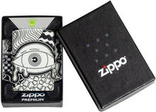 Load image into Gallery viewer, Zippo Lighter - Customize Message on Vision Test Glow in The Dark Pocket 46428