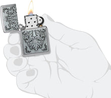 Load image into Gallery viewer, Zippo Lighter- Personalized Engrave Lucky Clover Shamrock Green Man Irish 48906