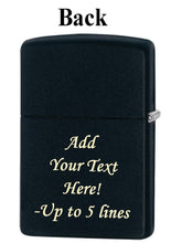Load image into Gallery viewer, Zippo Lighter- Personalized Engrave Ace of Spades Card Game Casino 49257