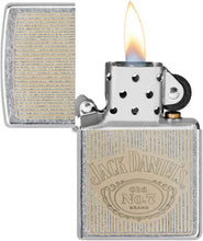 Load image into Gallery viewer, Zippo Jack Daniel's Logo Street Chrome Pocket Lighter