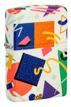 Load image into Gallery viewer, Zippo Lighter - Custom Engraved with Your Message for Throwback Pattern Design 540 Color Glow in The Dark Pocket Lighter 46286