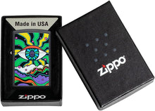 Load image into Gallery viewer, Zippo Black Light Eye Design Pocket Lighter