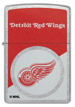 Load image into Gallery viewer, Zippo Lighter - Custom Engraved with Your Message for NHL Detroit Red Wings 2024 Street Chrome Pocket Lighter 46190