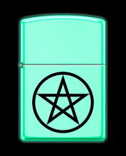 Load image into Gallery viewer, Zippo Lighter - Personalized Custom Message Engraved on Backside for Special Designs Windproof Lighter (Wicca Pentacle Z5512)