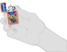 Load image into Gallery viewer, Zippo Lighter - Custom Message Engrave Slim, Leopard Design Orange Matte 46018
