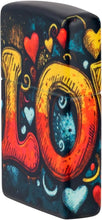 Load image into Gallery viewer, Zippo Lighter - Customized Message on Love Mural 540 Matte Pocket Lighter 46283