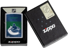 Load image into Gallery viewer, Zippo 2021 NHL Vancouver-Canucks Street Chrome Pocket Lighter