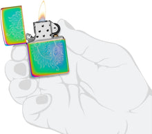 Load image into Gallery viewer, Zippo Laser Engraved Spiritual Design Multi Color Pocket Lighter