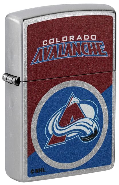 Zippo Lighter - Custom Engraved with Your Message for NHL Colorado Avalanche 2024 Street Chrome Pocket Lighter 46187