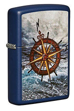 Load image into Gallery viewer, Zippo Lighter- Personalized Engrave for Compass Design Navy Matte #49408
