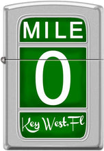 Load image into Gallery viewer, Zippo Lighter- Personalized Engrave Mile 0 Sign Key West Fl Florida #Z5408
