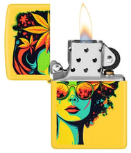 Load image into Gallery viewer, Zippo Lighter - Custom Engraved with Your Message for Blazing Beauty Design Sunflower Pocket Lighter 46231
