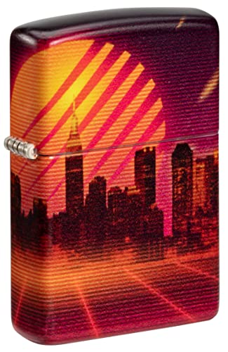 Zippo Lighter- Personalized Engrave for USA City and States Cyber City 48505