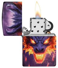 Load image into Gallery viewer, Zippo Lighter - Custom Engraved with Your Message for Glowing Dragon Design 540 Color Glow in The Dark Pocket Lighter 46251
