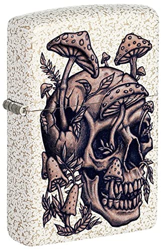 Zippo Lighter- Personalized Engrave on Mushroom Skullshroom #49786