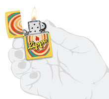 Load image into Gallery viewer, Zippo Lighter - Customized Message Swirls Design Sunflower Pocket Lighter 46570
