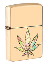 Load image into Gallery viewer, Zippo Lighter- Personalized Engrave for Leaf Designs High Polish #49240
