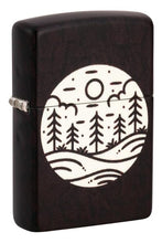 Load image into Gallery viewer, Zippo Lighter - Custom Engraved with Your Message for Moonlit Field Design 540 Color Glow in The Dark Pocket Lighter 46287
