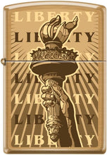 Load image into Gallery viewer, Zippo Lighter- Personalized for US Patriotic Liberty Torch Z5508

