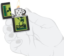 Load image into Gallery viewer, Zippo Creature Skeleton Black Matte Pocket Lighter
