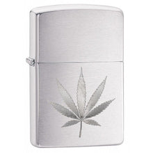 Load image into Gallery viewer, Zippo Lighter - Personalized Message Engraved on Backside Leaf Smoke Collection Windproof Lighter
