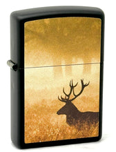 Load image into Gallery viewer, Zippo Lighter- Deer in Mist Black Matte Windproof Lighter #Z5148
