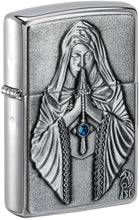 Load image into Gallery viewer, Zippo Anne Stokes Gothic Prayer Emblem Pocket Lighter
