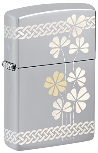 Zippo Lighter- Personalized Engrave Blossoms Flower Power Laser #48586