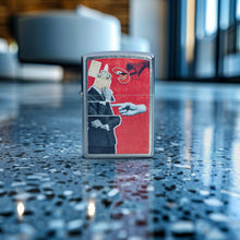 Load image into Gallery viewer, Zippo Lighter - Customized Message Collage Street Chrome Pocket Lighter 46581
