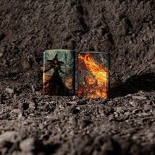 Load image into Gallery viewer, Zippo Lighter - Custom Engraved with Your Message for Fire Mage Design 540 Tumbled Brass Pocket Lighter 46275
