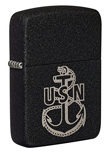 Zippo Lighter- Personalized Message for U.S. Navy Pride Anchor Logo #49318