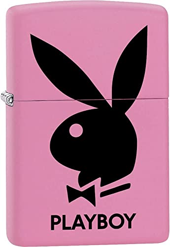 Zippo Lighter- Personalized Engrave for Playboy Rabbit Head Bunny Pink #Z5171