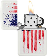 Load image into Gallery viewer, Zippo Lighter- Personalized for US Patriotic US American Flag 49783
