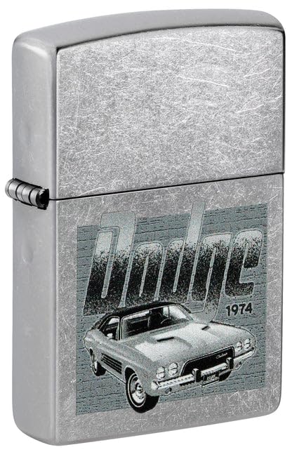 Zippo Lighter - Custom Engraved with Your Message for Dodge Challenger Design Street Chrome Pocket Lighter 46226