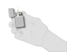 Load image into Gallery viewer, Zippo Lighter - Personalized Customize Message Engrave on Slim Size Windproof Lighter (High Polish #1610)
