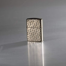 Load image into Gallery viewer, Zippo Lighter- Personalized Engrave Armor Geometric Weave Design #49173
