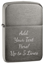 Load image into Gallery viewer, Zippo - Customized Message Black Ice 1941 Replica Original Windproof #24096
