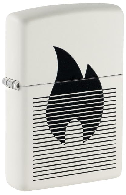 Zippo Lighter - Custom Engraved with Your Message for Lighter, Metal, White, One Size 46485