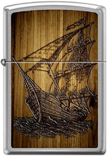 Load image into Gallery viewer, Zippo Lighter- Personalized Engrave Nautical Symbol Nautical Ship #Z6026

