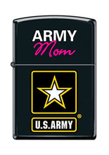Load image into Gallery viewer, Zippo Lighter- Personalized Engrave for United States Army Mom Black Matte Z5071
