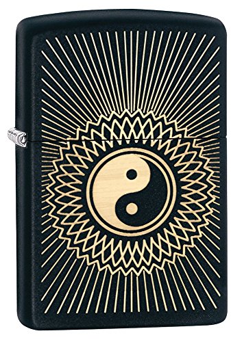 Zippo Lighter- Personalized Engrave Ying and Yang Yin & Yang 29423