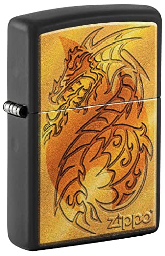 Zippo Lighter- Personalized Engrave Windproof Lighter Mythological Dragon 48364