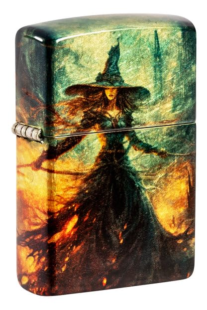 Zippo Lighter - Custom Engraved with Your Message for Fire Mage Design 540 Tumbled Brass Pocket Lighter 46275