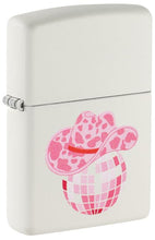 Load image into Gallery viewer, Zippo Lighter - Custom Engraved with Your Message - Honky Tonk Design - White Matte 46468
