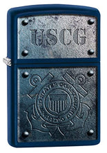 Load image into Gallery viewer, Zippo Lighter- Personalized Message for U.S. Coast Guard USCG Navy Matte #Z5020
