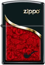 Load image into Gallery viewer, Zippo Lighter- Personalized Engrave Pipe Design Pipe Insert Red Venetian #Z5549
